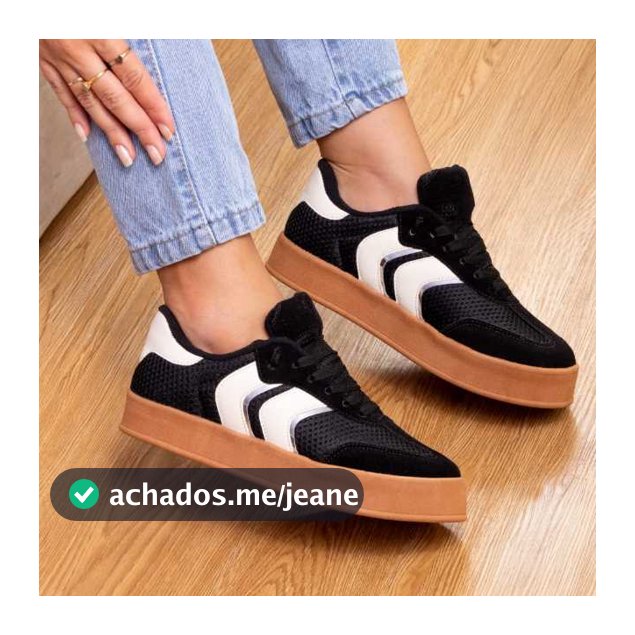 Tênis Feminino Casual Blogueira Urbano com Solado Alto Confortavel Na Moda Tendência Fashion 2026