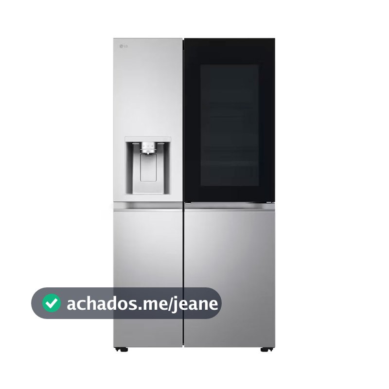 Geladeira Side by Side InstaView GC-X267GL5 628L Inox Look Inverter LG
