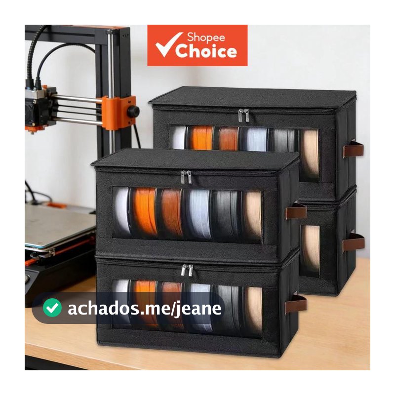 Bolsa de Armazenamento de Filamentos - Recipientes para Armazenamento de Filamentos para Impressora 3D, Suporte para