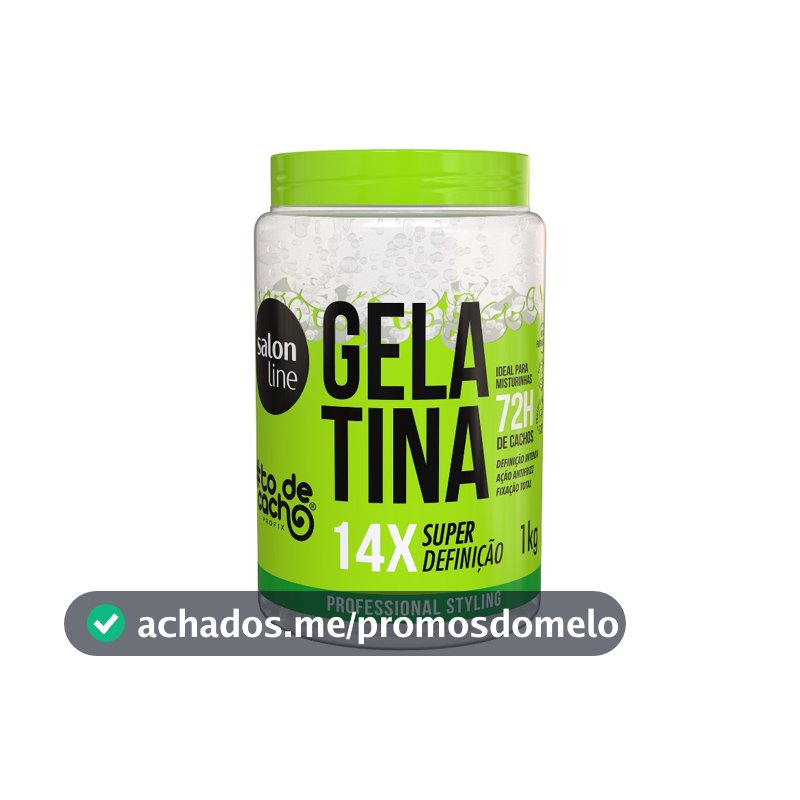 Gelatina Todecacho Não sai da Minha Cabeça 1 kg - Salon Line