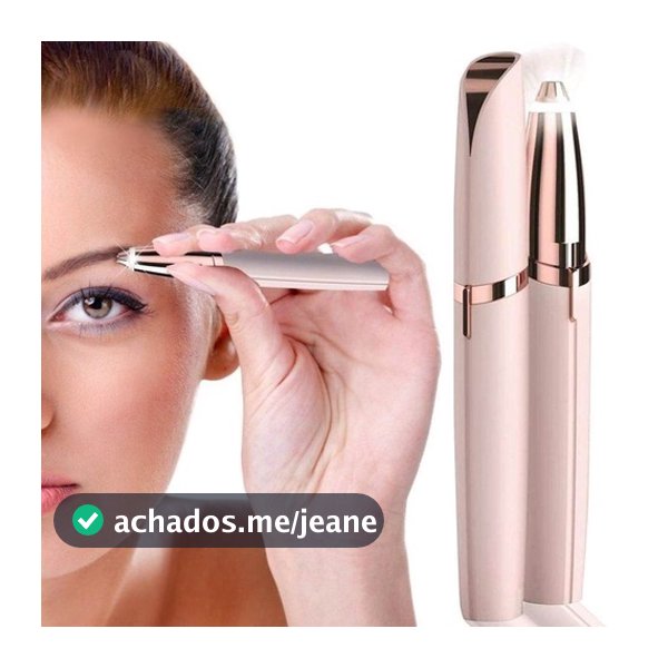 Depilador de Sombrancelha Buço Nariz Orelha Rosto Facial Elétrico Tira Pelos USB Recarregável Profissional Portátil