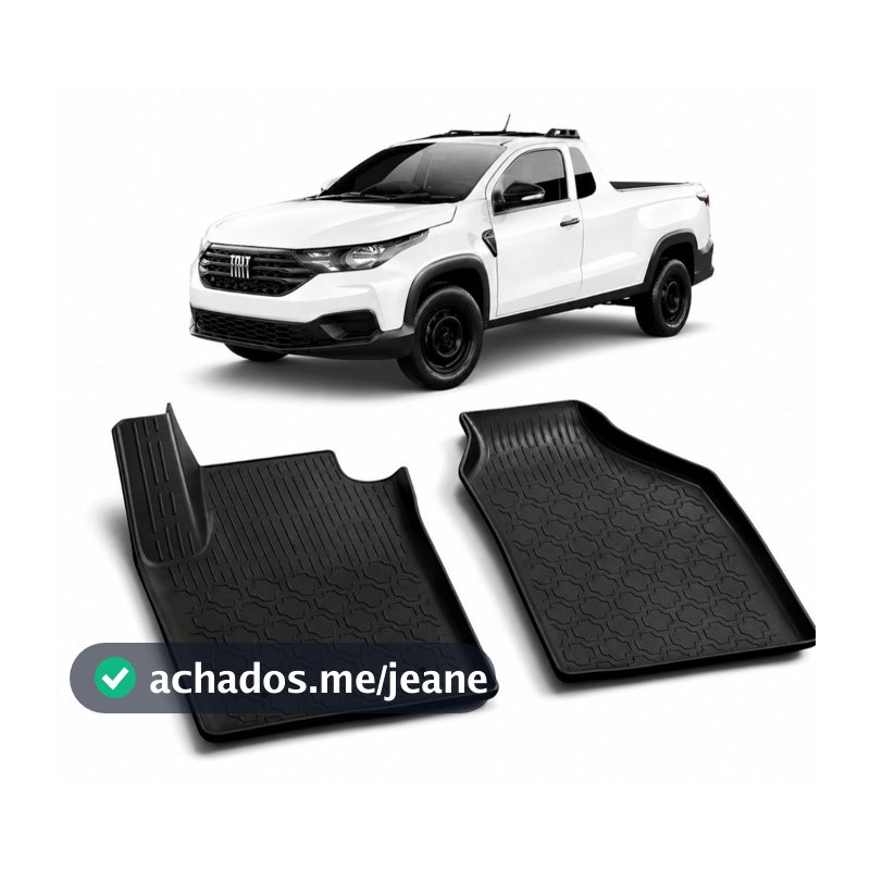 Kit Tapete Bandeja Strada 2 Porta Freedom Endurance 2020 A 2026 3D Borracha Impermeável Antiderrapante Qualidade Premium
