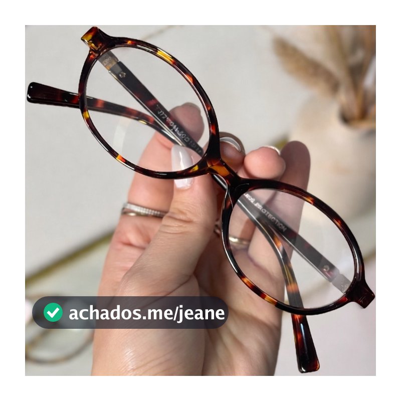 Óculos Oval Pequeno Retrô Vintage UV400 Luz Azul Leitura Descanso Pequeno para Mulheres Feminino