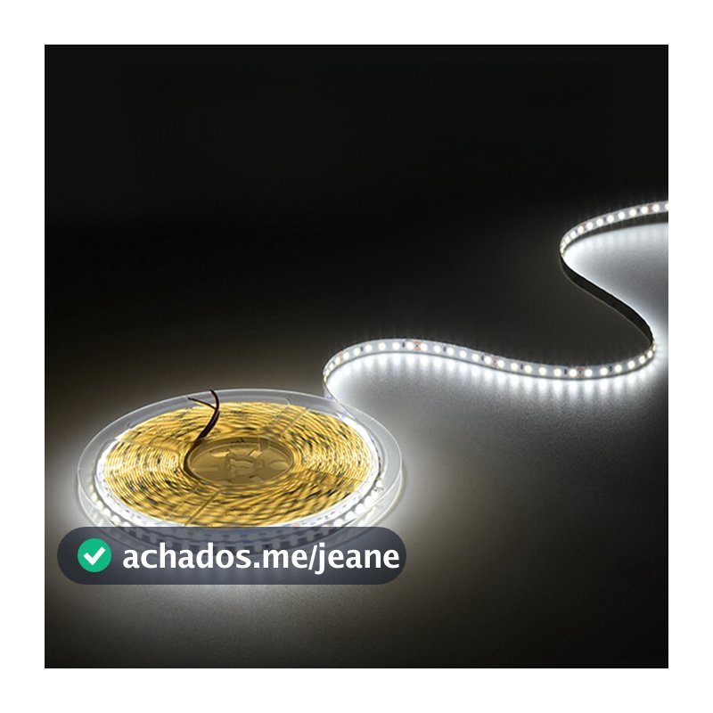 Fita Led 5 Metros Branco Frio/Branco Quente 300 Leds Ip20 Bivolt Super Led