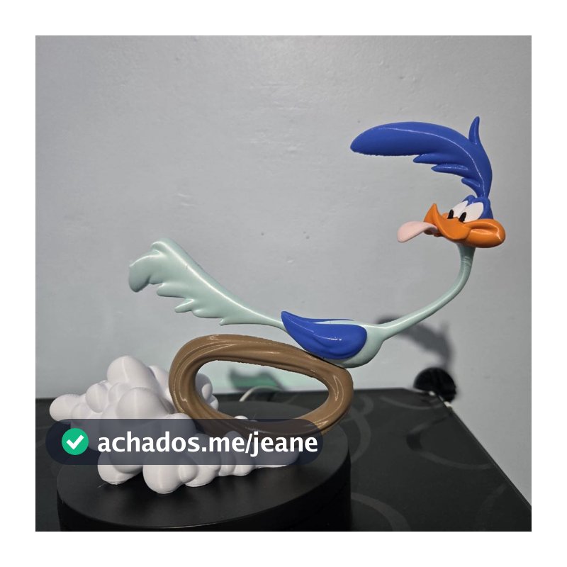 ���� Boneco Papa Léguas Decorativo 17cm Impressão 3D Colecionável