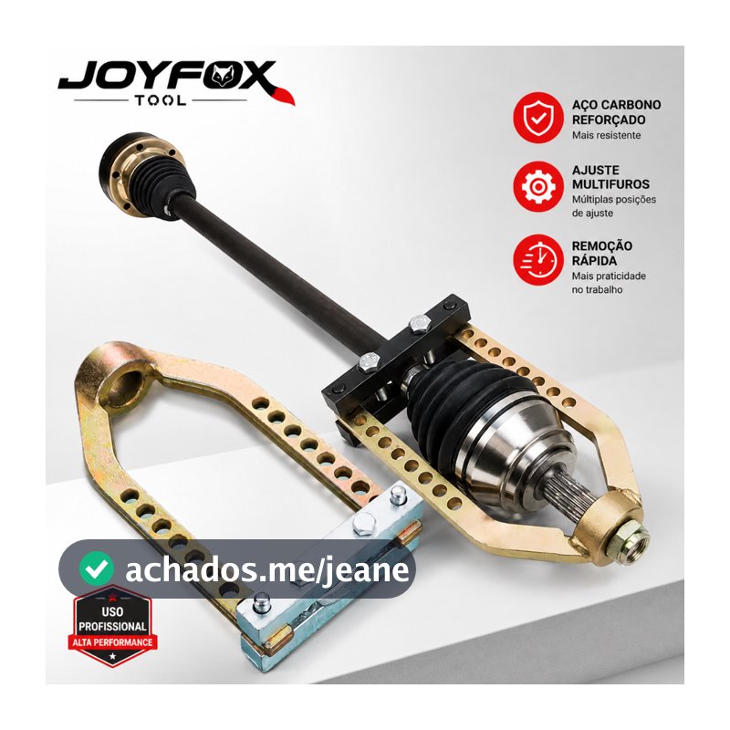 Extrator Para Junta Homocinética JOYFOX Kit Terminal Braço Axial e Junta Esférica Automotiva