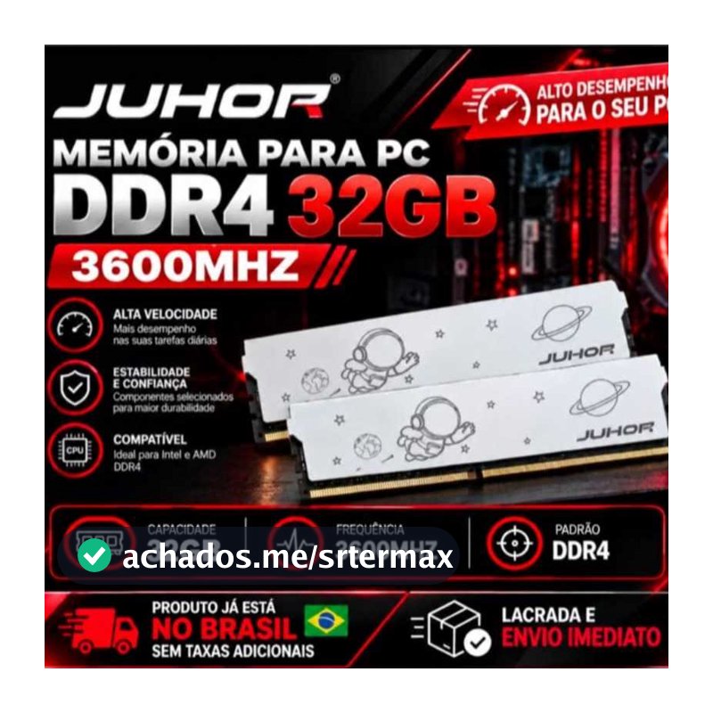 KIT MEMÓRIA DDR4 3600MHZ (2X16GB)