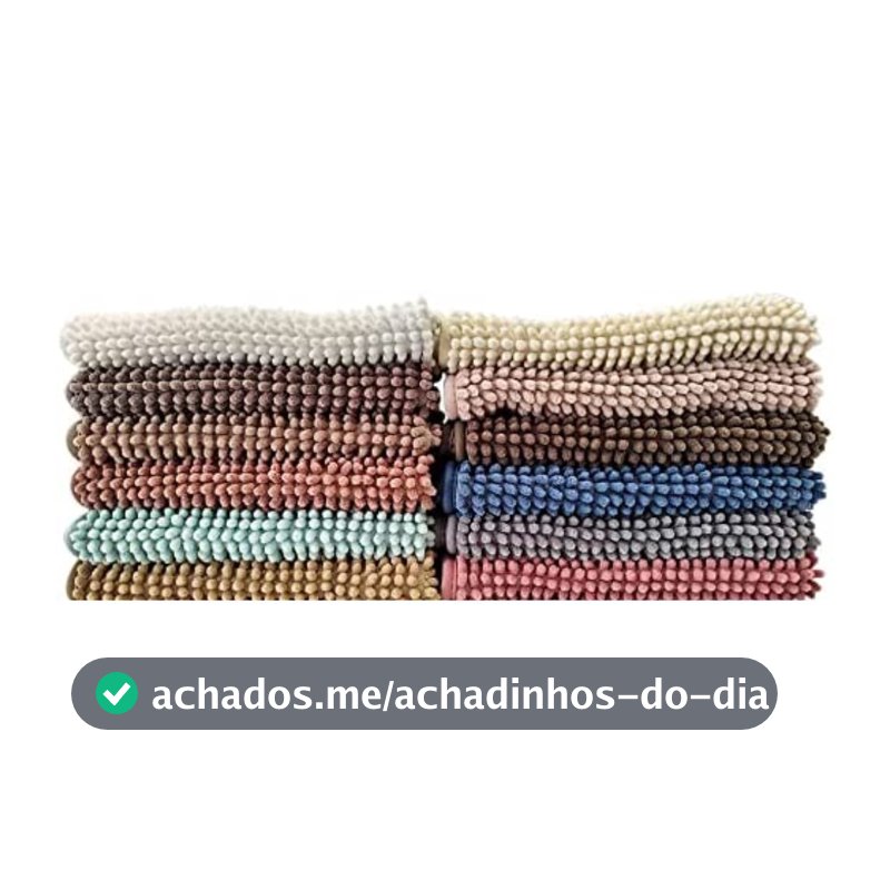 Kit 3 Tapetes Banheiro Antiderrapante Bolinha Microfibra Super Absorvente Lavável 38x58 Macio