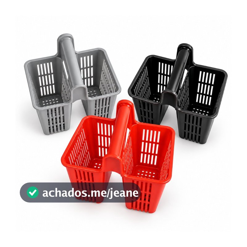 Escorredor de Talheres Pia Cozinha Suporte Organizador Plástico 2 Compartimentos Resistente Porta Talheres Garfo Faca