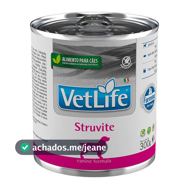 Ração Úmida Vet Life Struvite para Cães - 300 g