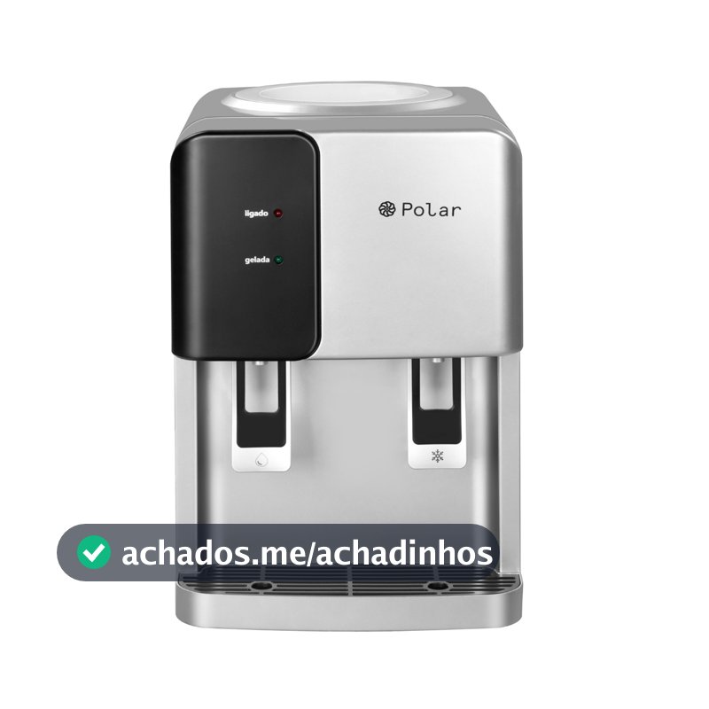 Bebedouro Eletrônico Polar Prata - Agua Natural e Gelada