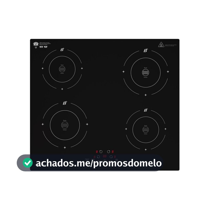 Cooktop 4 Bocas de Indução Britânia BCTE40A