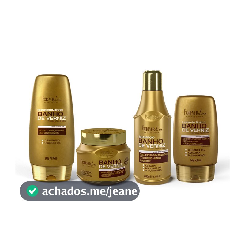Kit Banho de Verniz Forever Liss