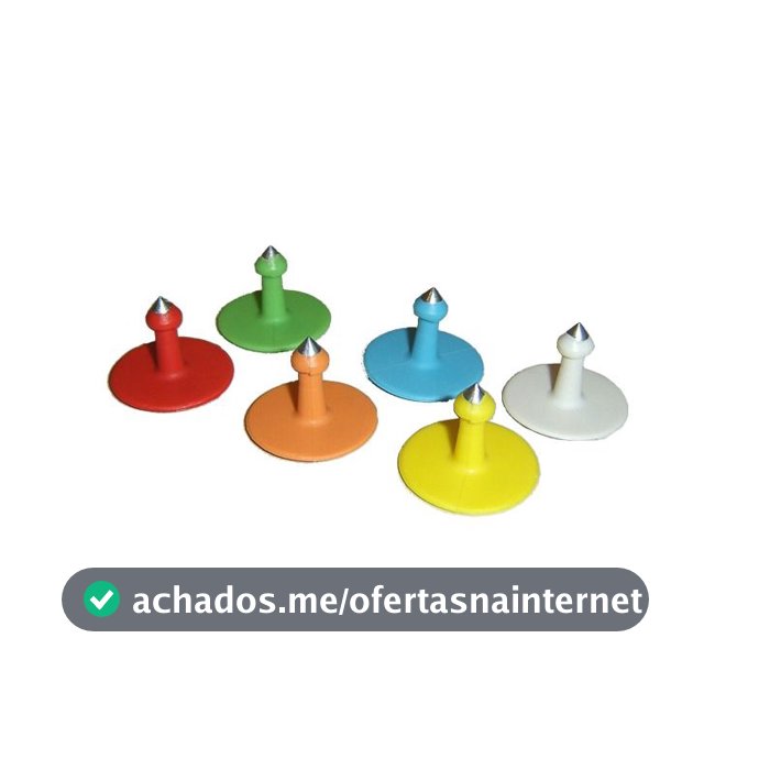 Caixa 50 Pinos Macho com Ponta Metálica para Brincos