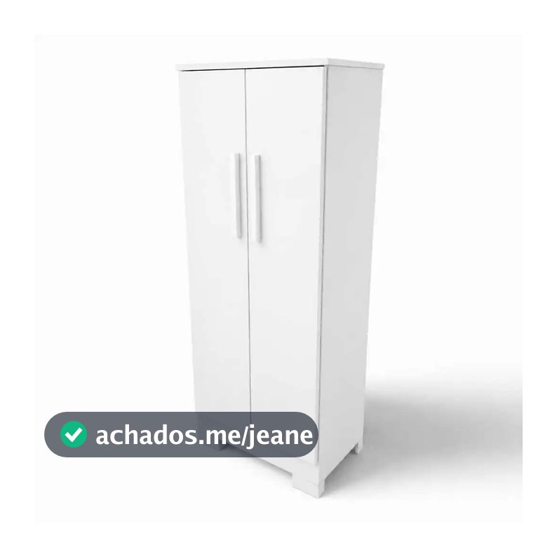 Armario Organizador Multiuso 2 Portas 3 Prateleiras Sapateira lavandeira quarto cozinha
