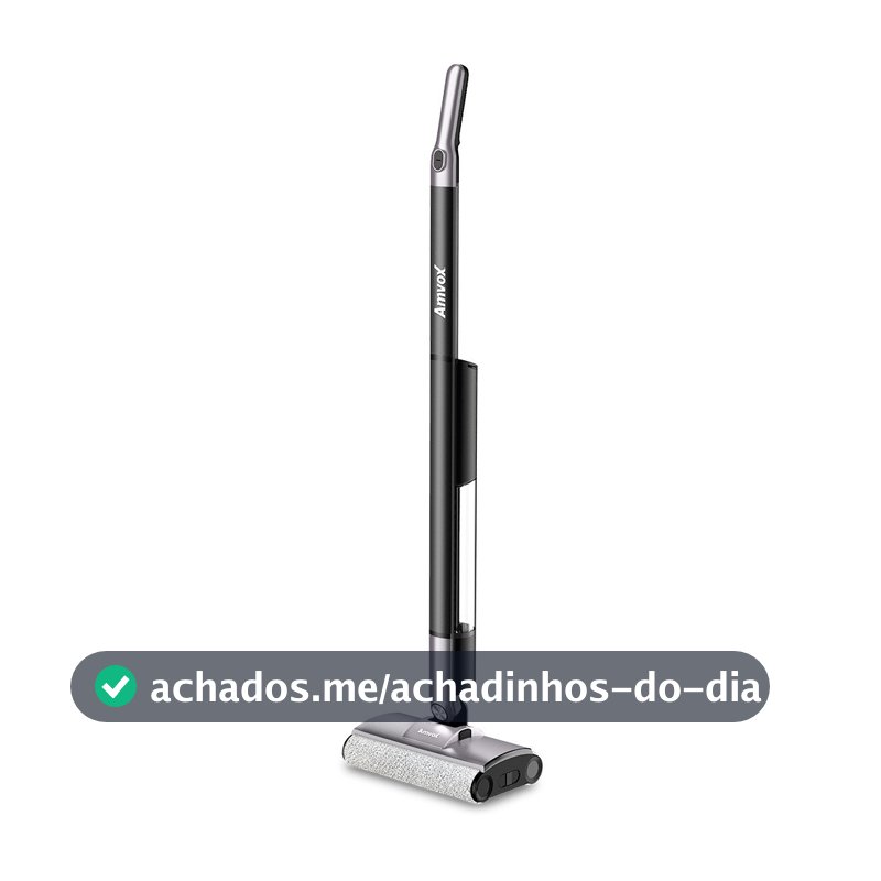 MOP Elétrico Amvox MOP ASP 060 2.000mA Motor 60W Bivolt Aspira e Passa Pano