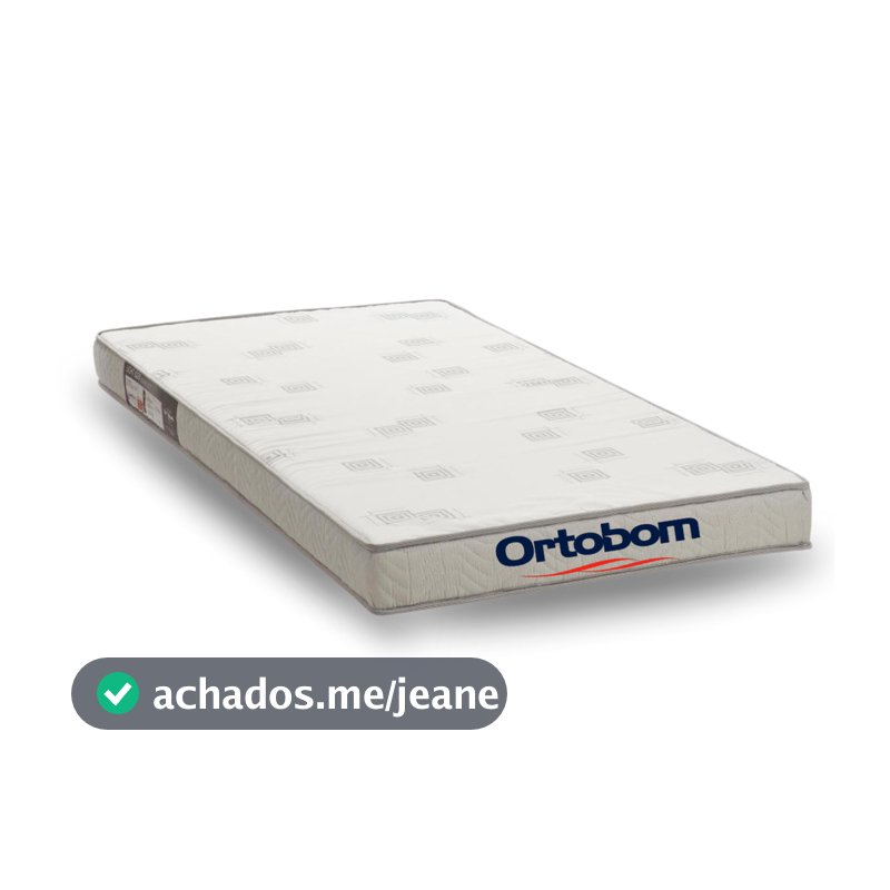 Colchão Light D23 Solteiro Antialérgico (12x88x188) Ortobom