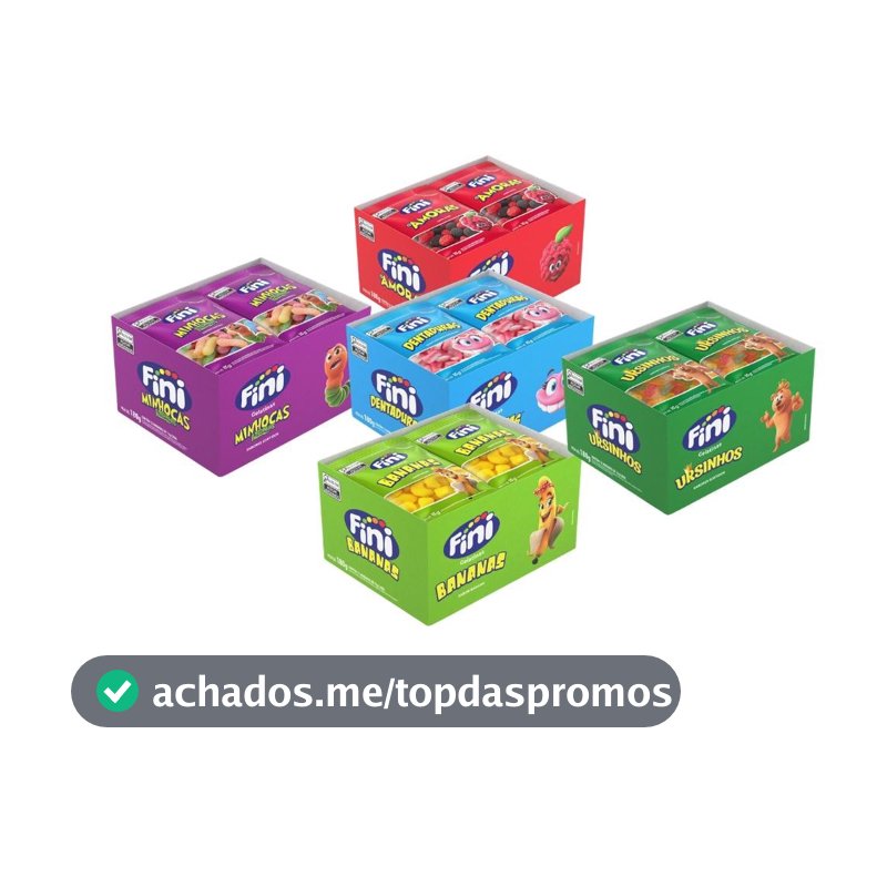 Kit Guloseimas FINI - 60 pacotes de 15g cada