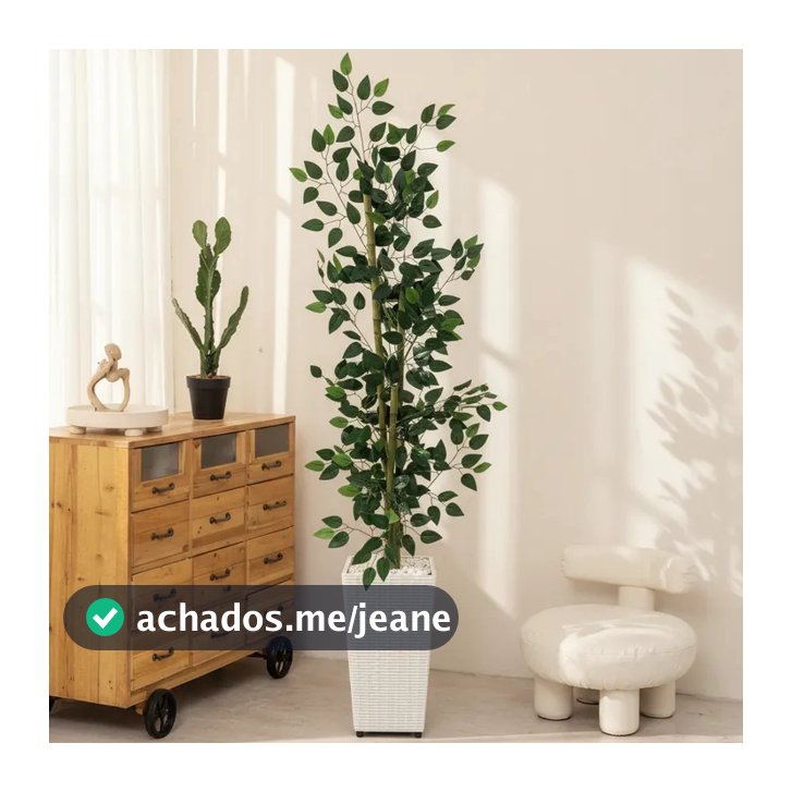 Planta Artificial Bambu da Sorte Vaso Quadrado Atacado