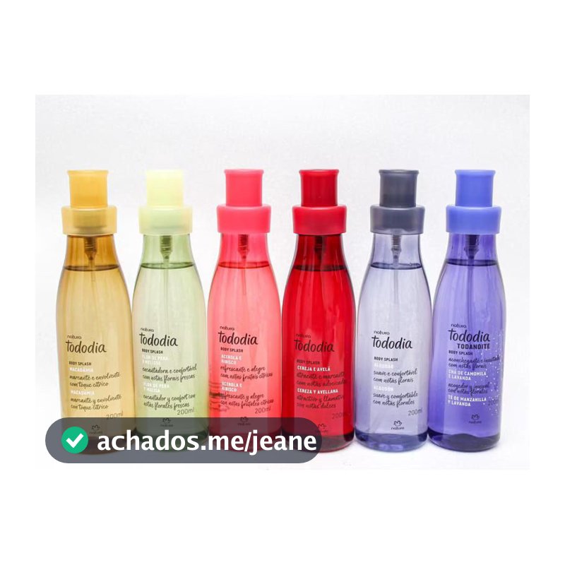 Body Splash Natura Tododia Original - Perfume Corporal | Pronta Entrega!