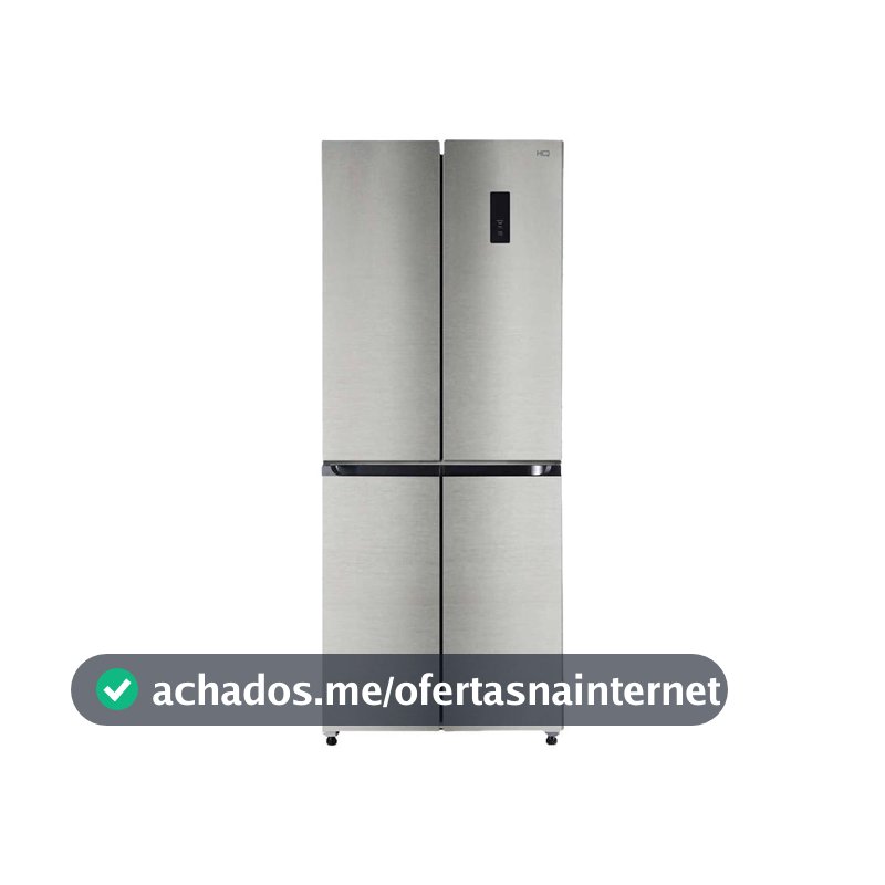 Geladeira Refrigerador HQ Frost Free Inverter Multidoor 426 Litros Inox HQ-426MDFF
