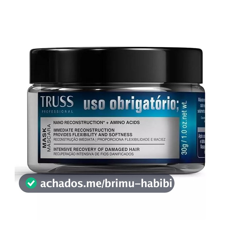 Truss Máscara Uso Obrigatorio 180g