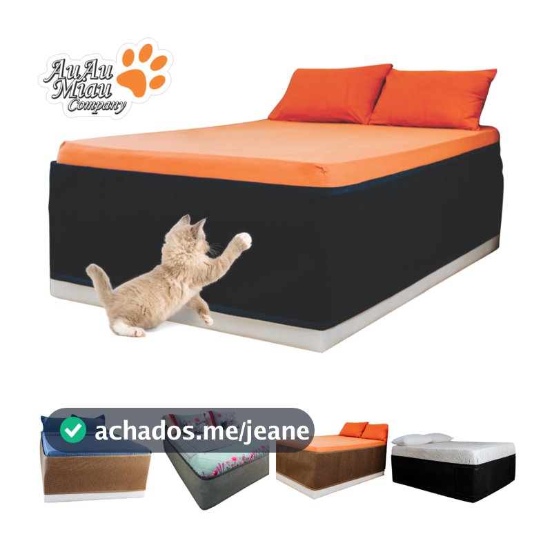 Capa Casal Cama box e Arranhador para Gatos