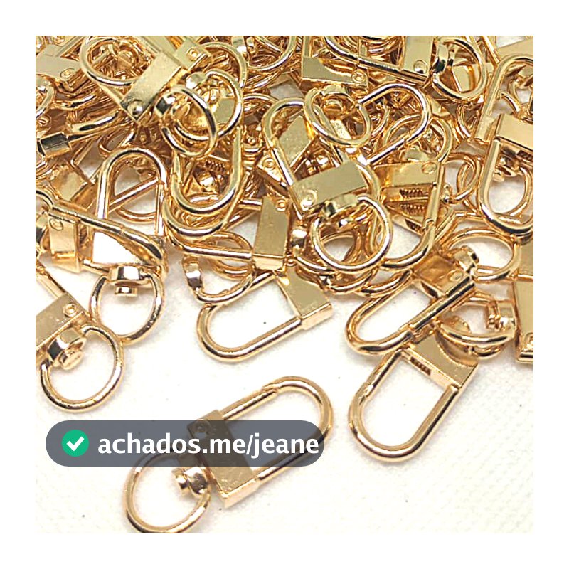 Fecho Mosquetão - 34mm | Mosquete 34mm - 10 Peças