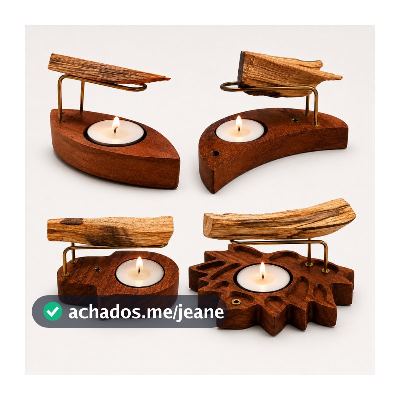 Incensário de Palo Santo - Defumador Natural - Queimador de Palo Santo