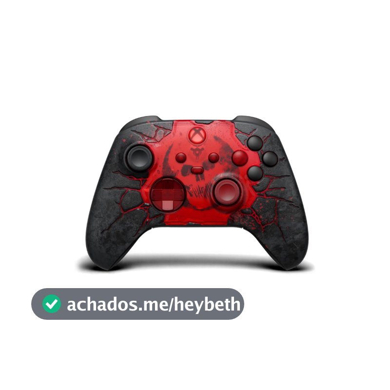 Controle sem fio Xbox Series Ed. Limitada Gears of War E-Day