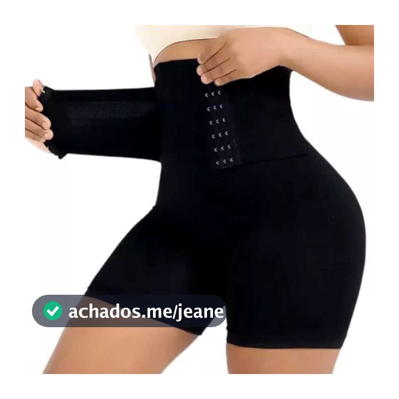 Shorts Modelador Levanta Bumbum Afina Cintura Modeladora Empina Diminui Medidas Super Confortável Premium