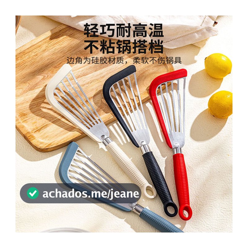 Zishun espátula de Silicone cozinha antiaderente Pan especial espátula de cozinha utensílios de cozinha fritar peixe bif