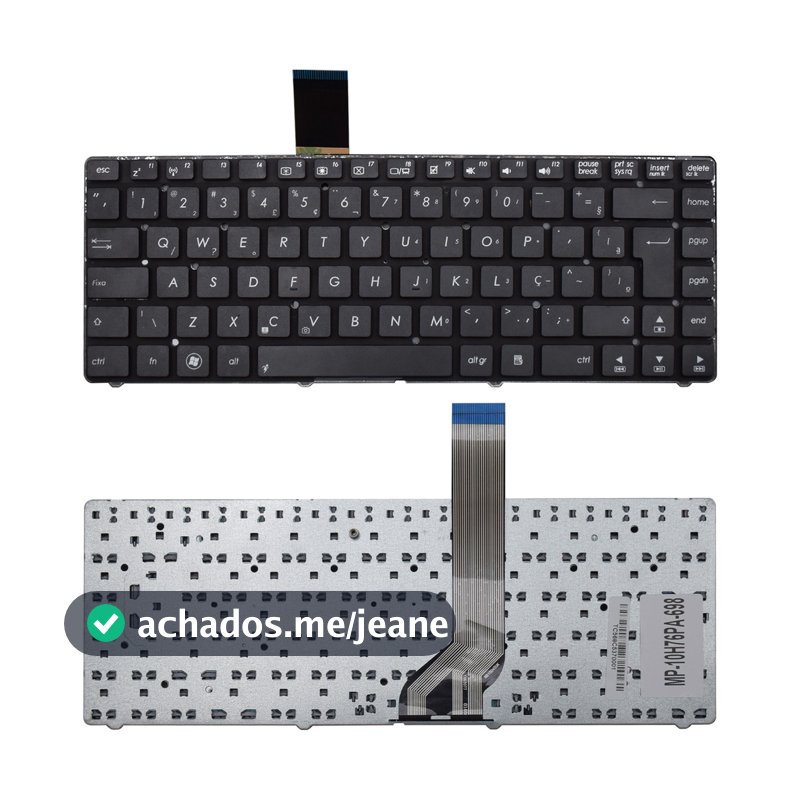 Teclado para Notebook compatível com Asus K Series K45VM-VX105H ABNT2