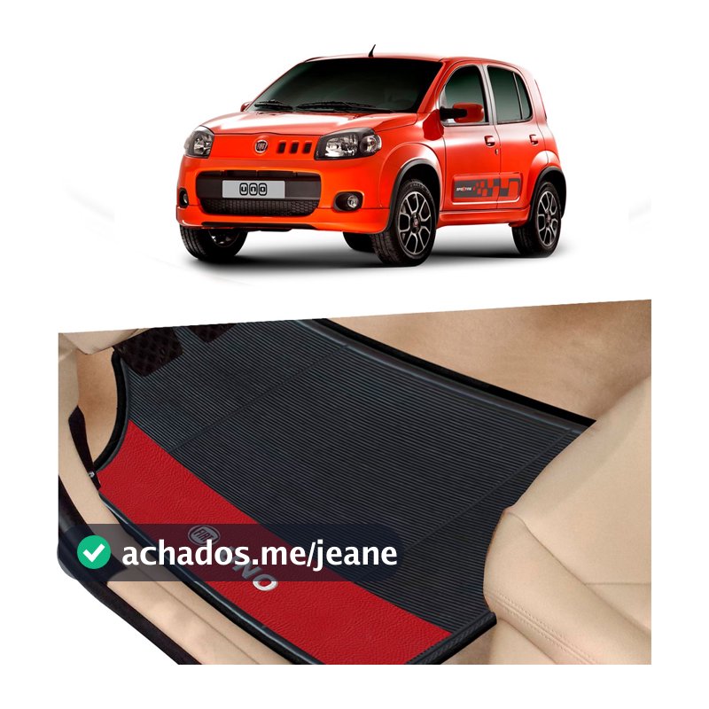 Tapete Fiat Novo Uno Carpete Para Carro Diversos Modelos