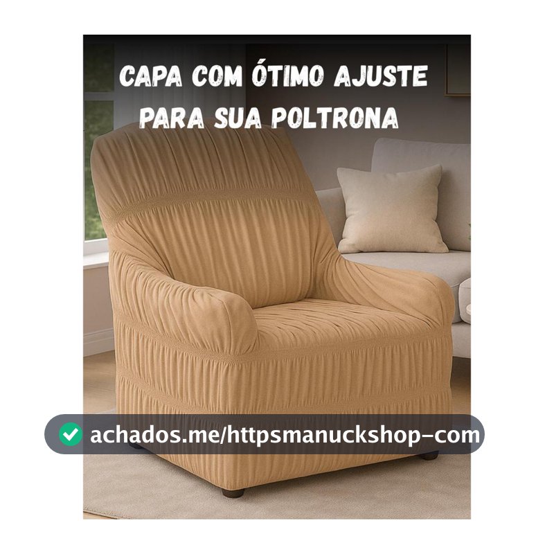 Capa de 1 lugar Sofá para Poltrona do Papai Protetor sala de estar recepção
