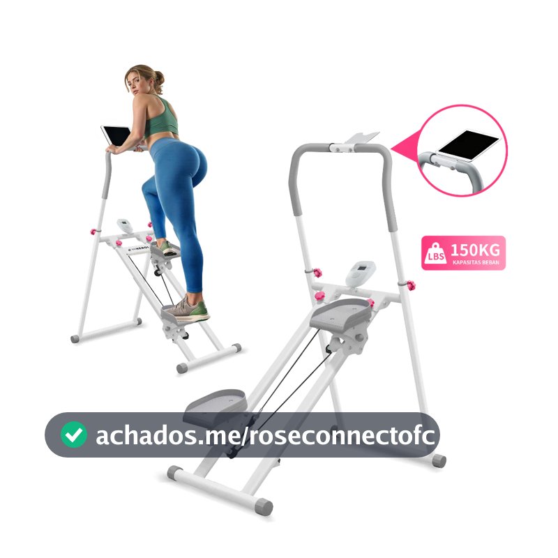 HEROI Escalador Silencioso - Modeladora de Glúteos, Suporta Até 150kg+ 3 Níveis de Inclinação
