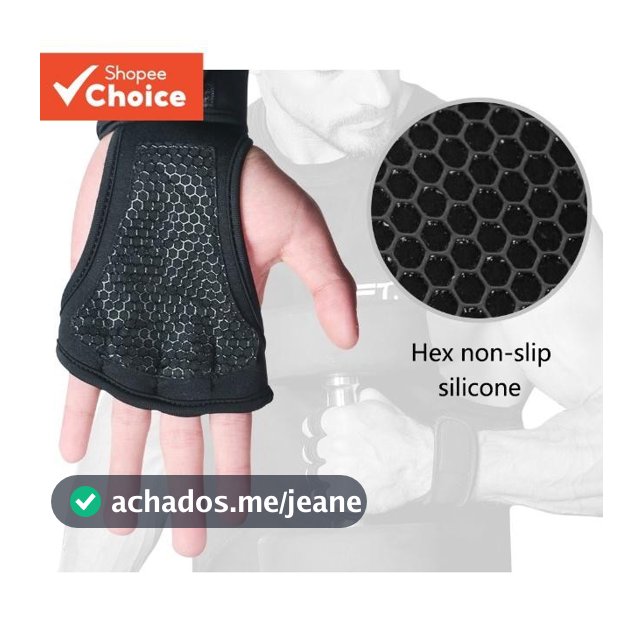 Luvas De Levantamento De Peso Para Academia Protetores De Pulso Unissex Equipamento De Barra Horizontal Antiderrapante
