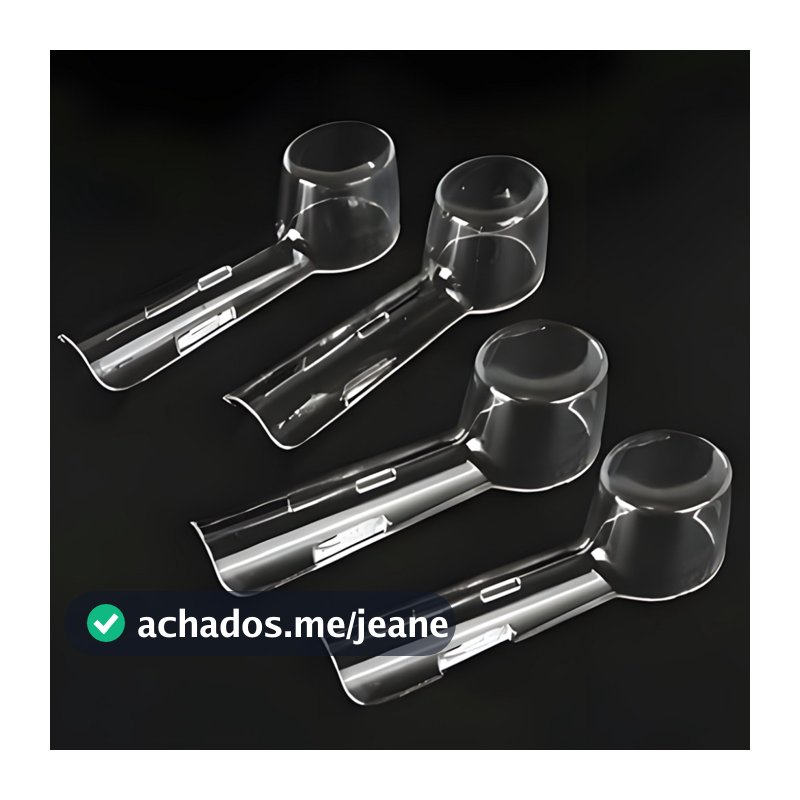 4 Capas Protetoras Compatíveis com Escova de Dente Elétrica Oral B - Case Porta Escova