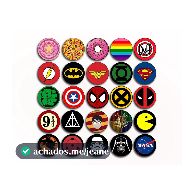 Kit 04 Porta Copo Descanso de Copo Geek Vários Modelos Neoprene 9cm geek Original Geek dh