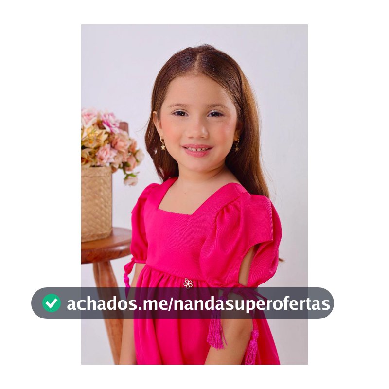 Vestido Infantil Luxo Bia Pink Bebê Alfaiataria Premium