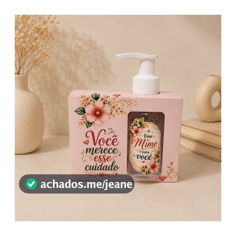 Kit 10 Caixinha com Visor para Frasco de 100ml | Embalagem para Presentes e Lembrancinhas