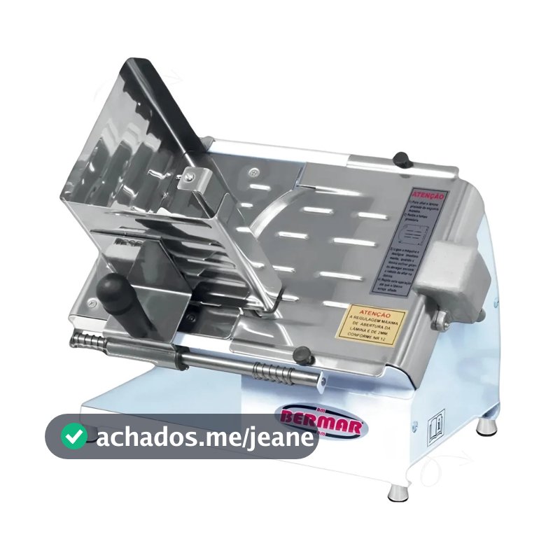 Máquina Elétrica Profissional Fatiador De Frios Bm07 Bermar Cor Branco