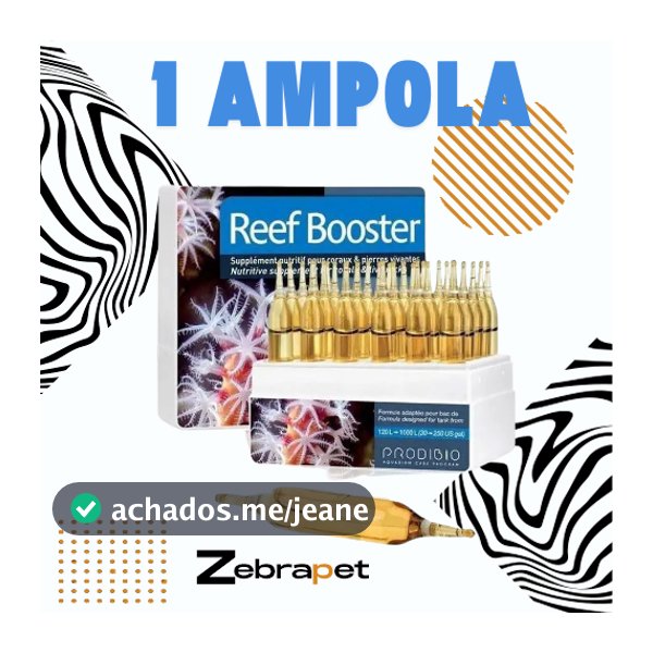 Prodibio Reef Booster - Vitaminas e Aminoácidos para Corais - 1 Ampola