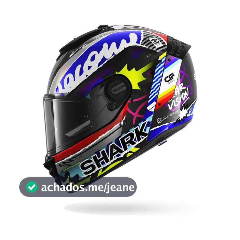 Capacete Shark Spartan RS Carbon Streetrush Dbu Azul