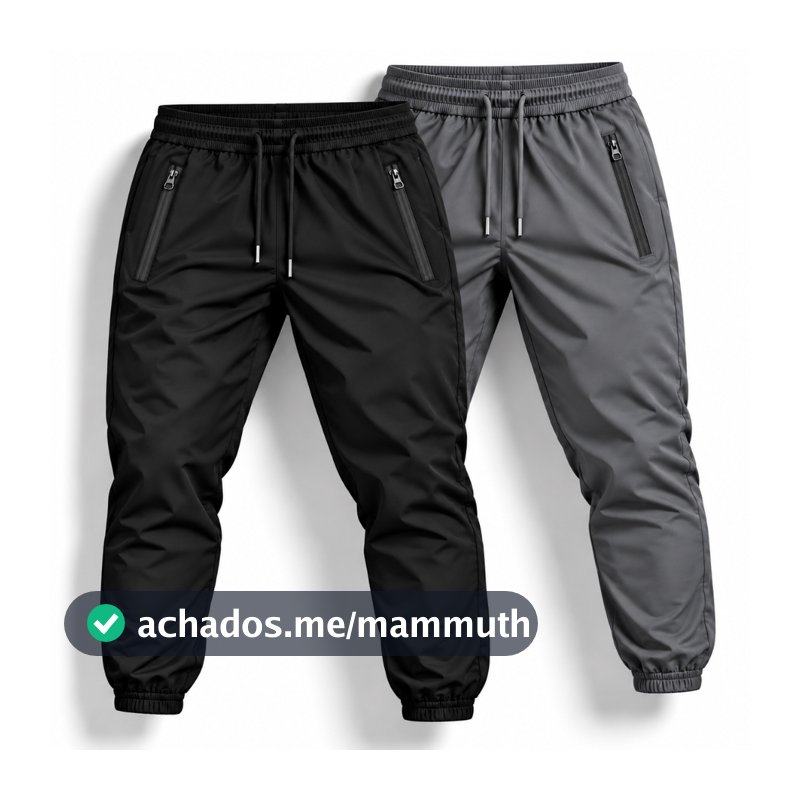 Kit 2 Calça Jogger Masculina Dry Fit Esportiva Academia Corrida Premium Esporte Slim Fit