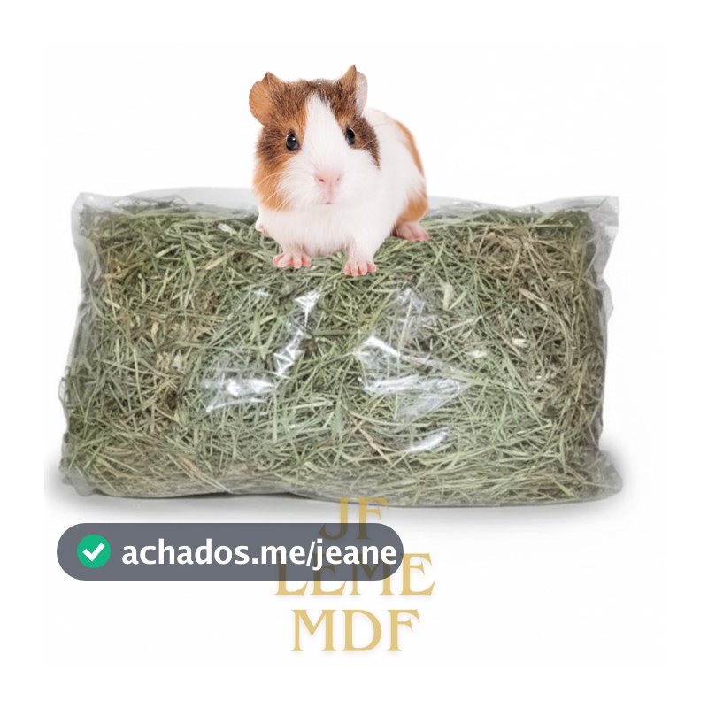 1kg Feno verdinho para hamster/coelho/porquinho da índia chinchila