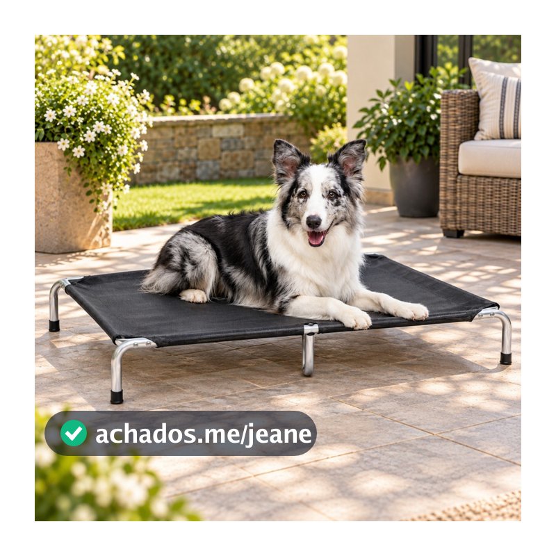 Cama Para Cachorro Cama Suspensa Elevada Pet Cachorro 90x60cm Tamanho G Dogets