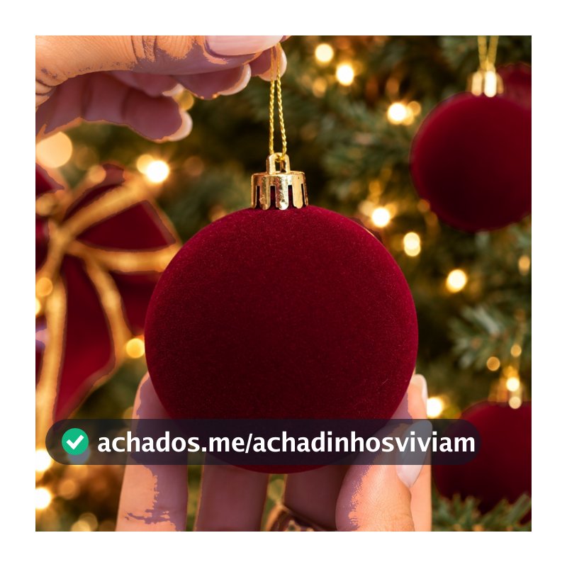 KIT BOLAS DE NATAL AVELUDADO DOURADA PRATA VERDE VERMELHO ENFEITE DE ARVORE DE NATAL ACABAMENTO PREMIUM E LUXUOSO