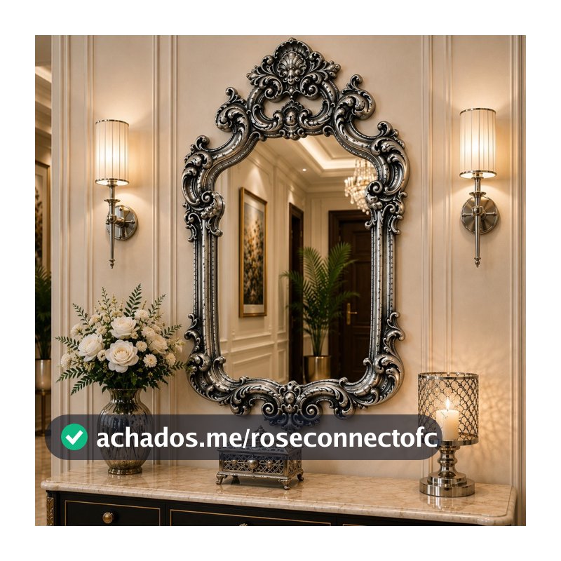 Espelho Provençal Blogueiras Decoração Antiga Retrô