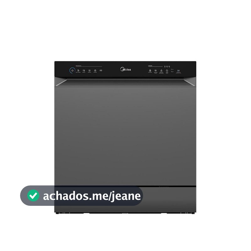 Lava Louças 8 Serviços Cinza Touch Plus Midea MDWTF08S2 220V